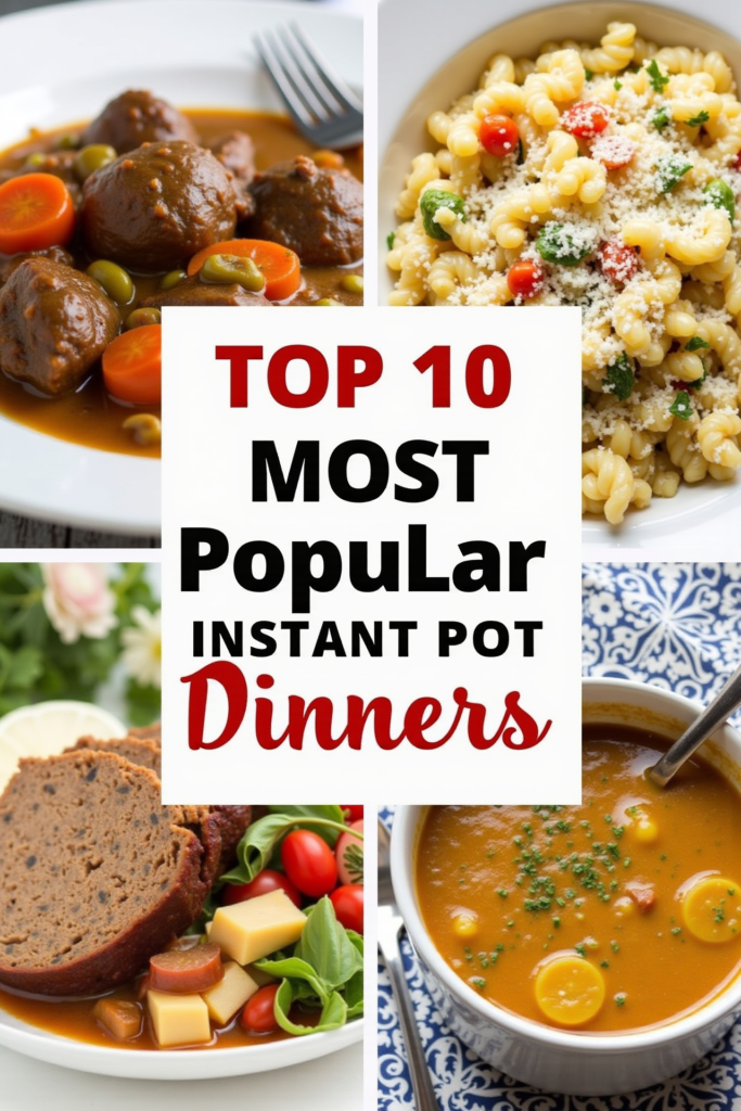 Instant Pot Magic: Top 10 Dinner Recipes for Quick, Flavorful Weeknight ...